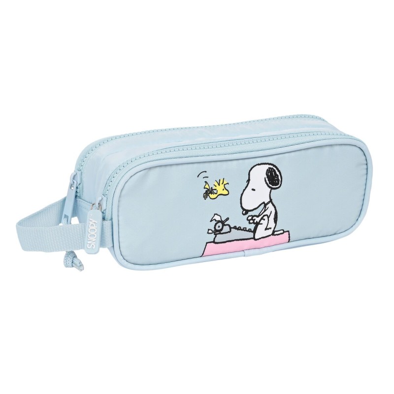 Trousse Fourre-Tout Double Snoopy Imagine Bleu (21 x 8 x 6 cm) - Acheter à 11,21 € seulement chez Collector's Boutique