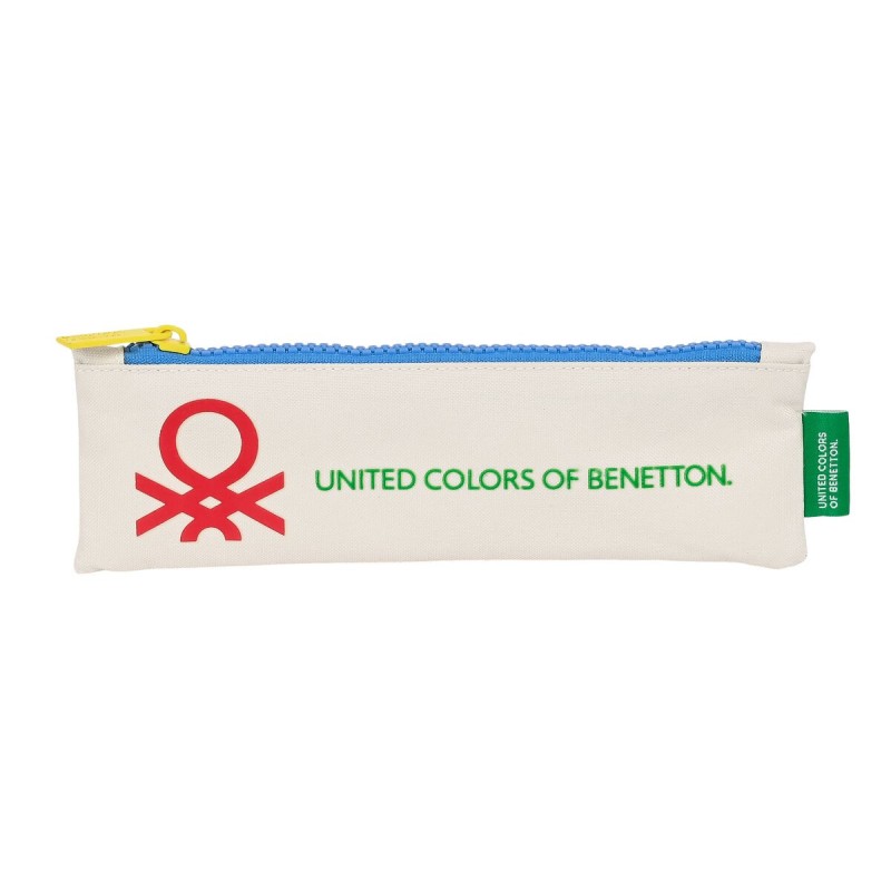 Trousse d'écolier Benetton Topitos Blanc (20 x 6 x 1 cm) - Acheter à 7,19 € seulement chez Collector's Boutique