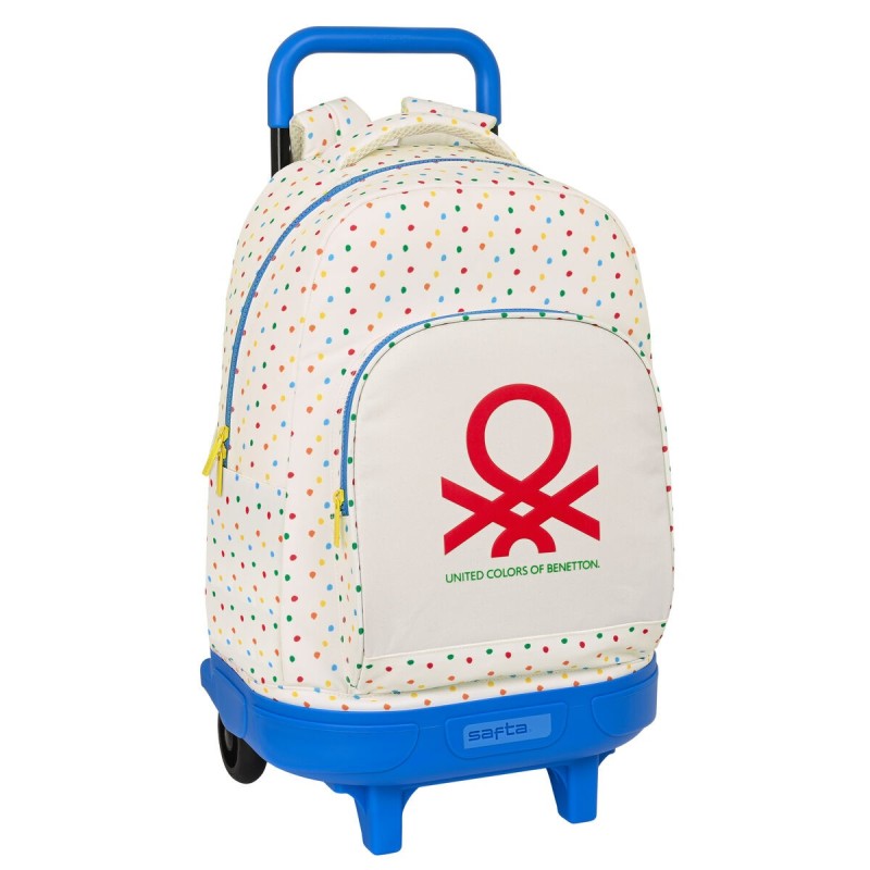 Cartable à roulettes Benetton Topitos (33 x 45 x 22 cm) - Acheter à 61,92 € seulement chez Collector's Boutique