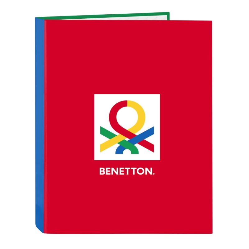 Reliure à anneaux Benetton Pop Gris A4 (26.5 x 33 x 4 cm) - Acheter à 7,26 € seulement chez Collector's Boutique