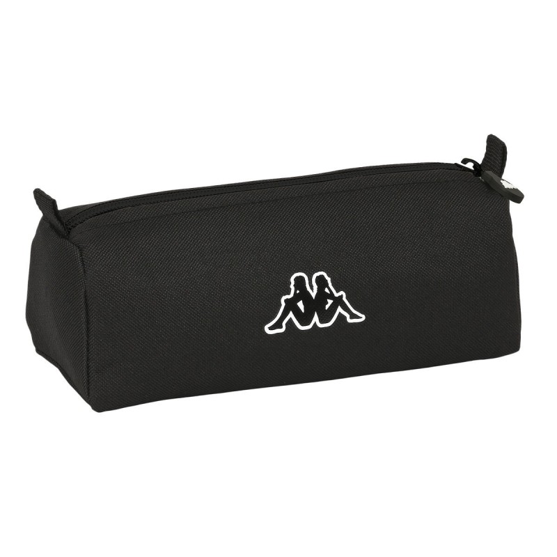 Trousse d'écolier Kappa Black Noir (21 x 8 x 7 cm) - Acheter à 9,83 € seulement chez Collector's Boutique