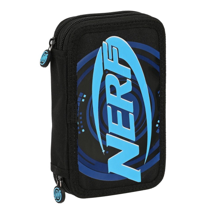 Trousse Scolaire avec Accessoires Nerf Boost Noir (12.5 x 19.5 x 4 cm) (28 pcs) - Acheter à 18,84 € seulement chez Collector's B