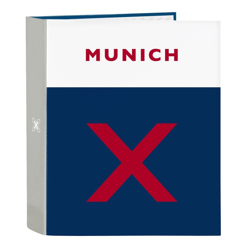 Reliure à anneaux Munich College Gris A4 (27 x 33 x 6 cm) - Acheter à 9,83 € seulement chez Collector's Boutique