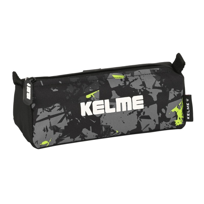 Trousse d'écolier Kelme Jungle Noir Gris Citron (21 x 8 x 7 cm) - Acheter à 9,83 € seulement chez Collector's Boutique