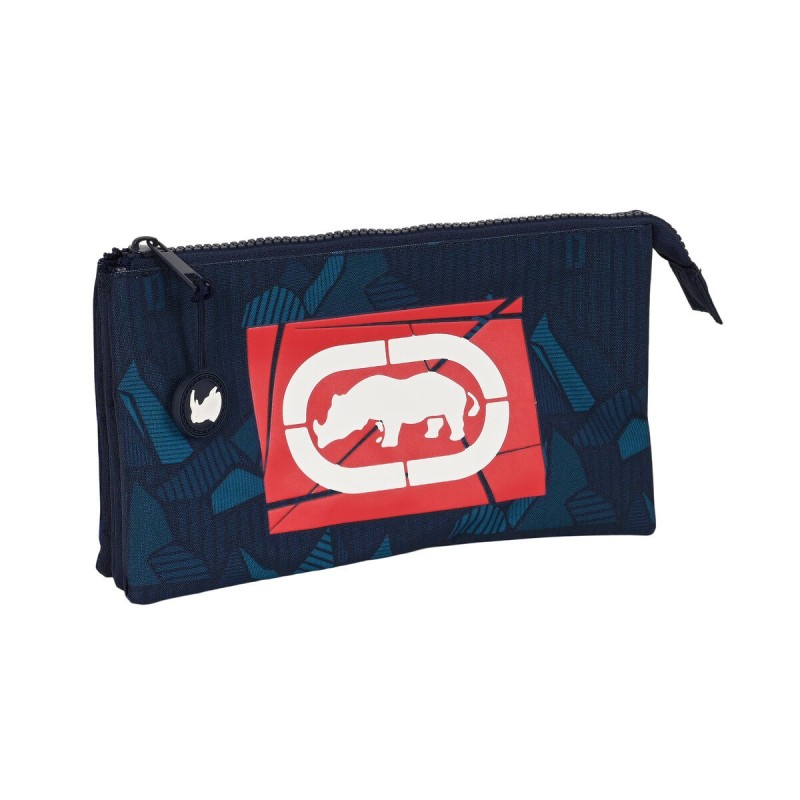 Trousse Fourre-Tout Triple Eckō Unltd. Peaks Blue marine (22 x 12 x 3 cm) - Acheter à 12,85 € seulement chez Collector's Boutiqu