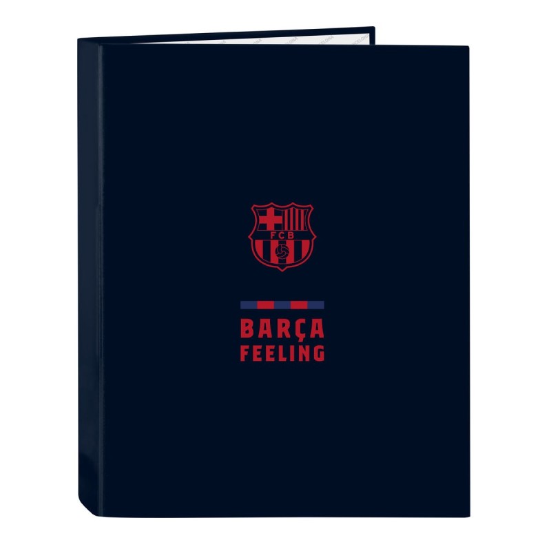 Reliure à anneaux F.C. Barcelona Blue marine A4 (26.5 x 33 x 4 cm) - Acheter à 7,26 € seulement chez Collector's Boutique