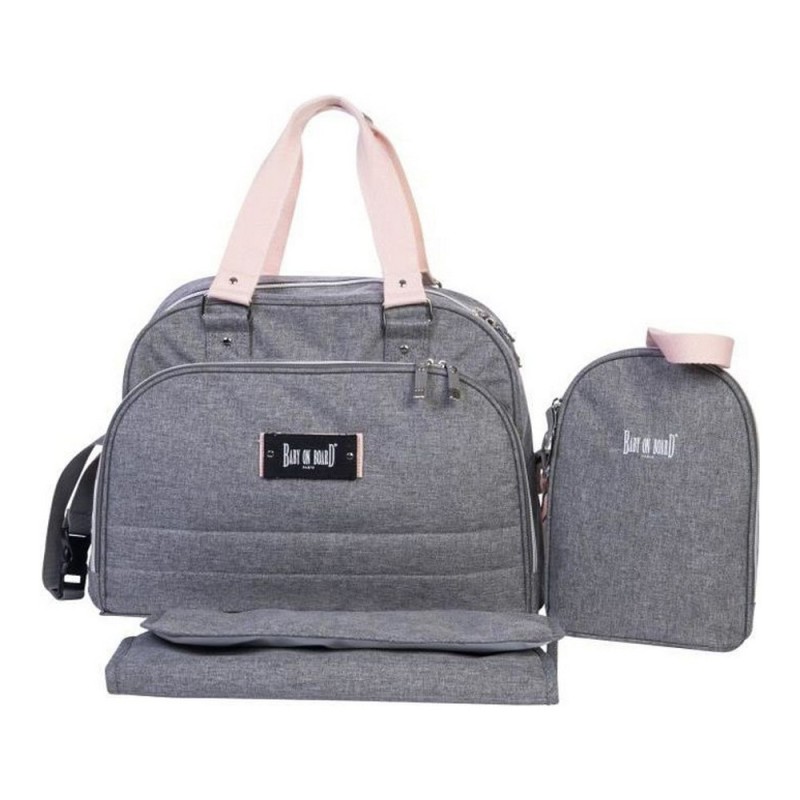 Sac à langer Baby on Board URBAN Sweet Gris Rose - Acheter à 63,83 € seulement chez Collector's Boutique