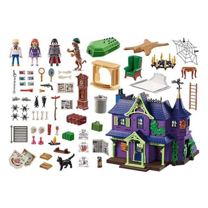 Playset Scooby-Doo! Adventure in the Mystery Mansion Playmobil 70361 (177 pcs) - Acheter à 109,19 € seulement chez Collector's B