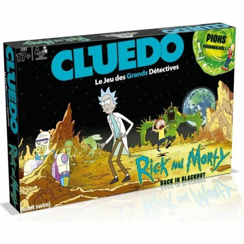 Jeu de société Winning Moves Cluedo Rick And Morty (FR) - Acheter à 57,07 € seulement chez Collector's Boutique