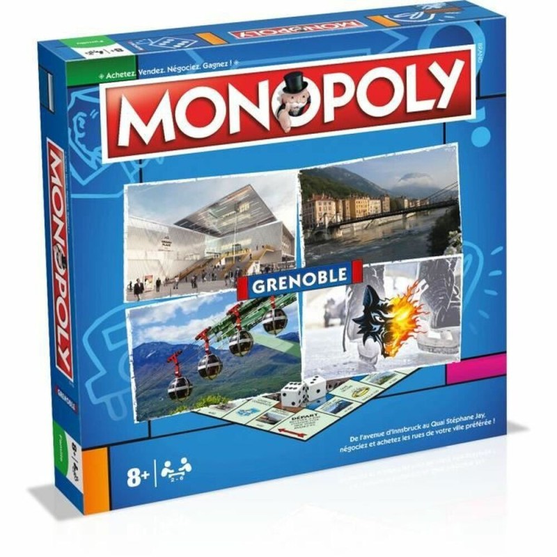 Jeu de société Winning Moves MONOPOLY Grenoble (FR) - Acheter à 45,22 € seulement chez Collector's Boutique