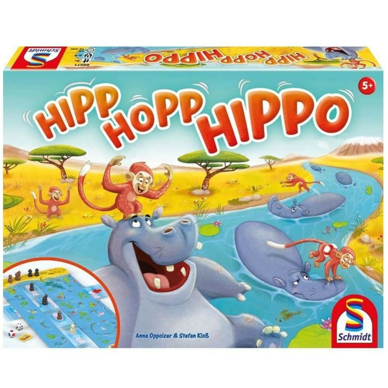 Jeu de société Schmidt Spiele Hipp Hopp Hippo FR - Acheter à 28,74 € seulement chez Collector's Boutique