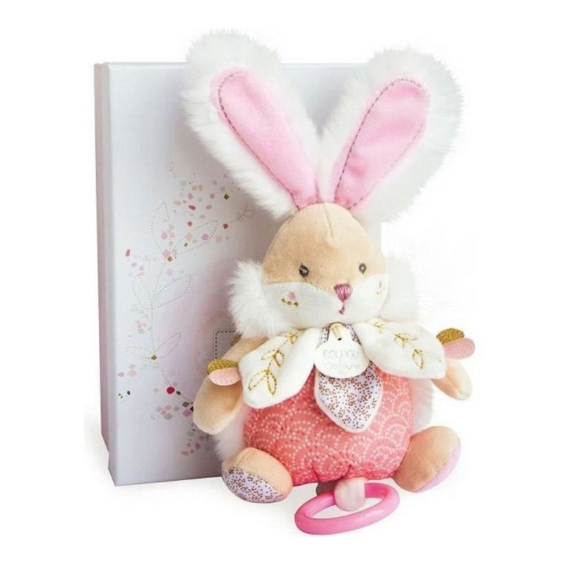 Peluche sonore Doudou et Compagnie Sugar Bunny Rose Lapin - Acheter à 45,38 € seulement chez Collector's Boutique