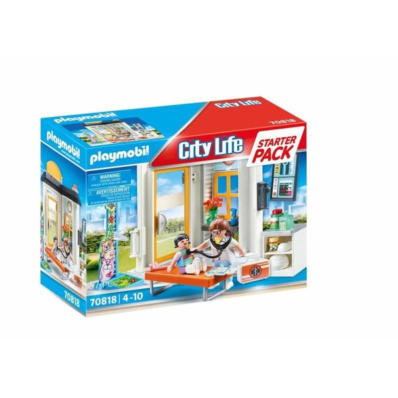 Playset Playmobil City Life Enfants Médecin 70818 (57 pcs) - Acheter à 35,87 € seulement chez Collector's Boutique