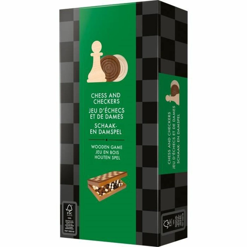 Jeu de société Asmodee Chess and Checkers Set (FR) - Acheter à 44,45 € seulement chez Collector's Boutique