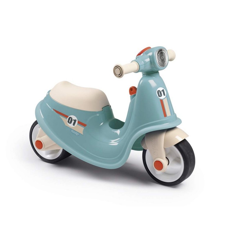 Tricycle Smoby Scooter Bleu Moto - Acheter à 60,71 € seulement chez Collector's Boutique