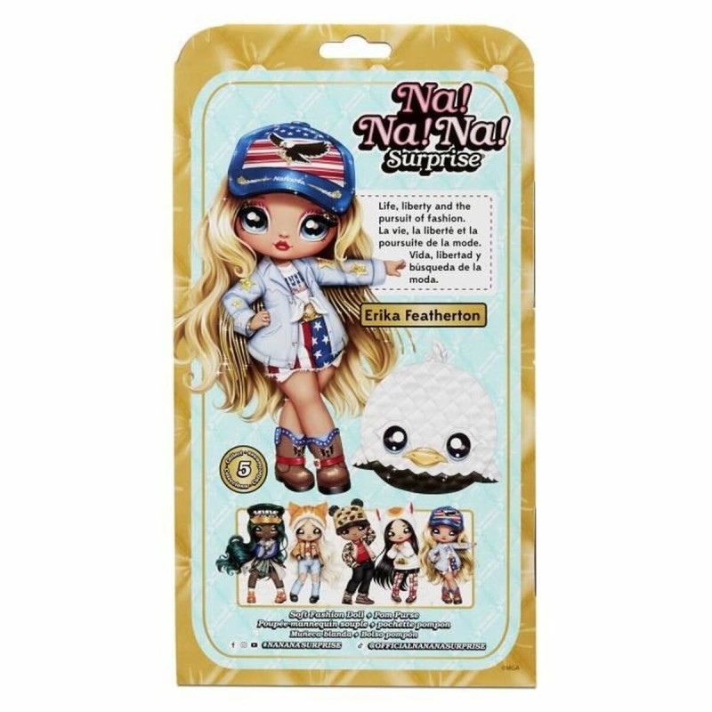 Poupée Surprise 2-in-1 Fashion Doll and Purse Glam Series 2- Erika Featherton (Eagle) - Acheter à 51,68 € seulement chez Collect