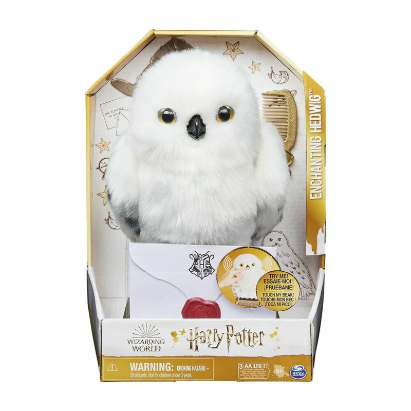 Jouet Peluche Spin Master HARRY POTTER-WIZARDING WORLD -LECHUZA HARRY POTTER INTERACTIVA- Peluche Hedwig Interactivo "Enchanting