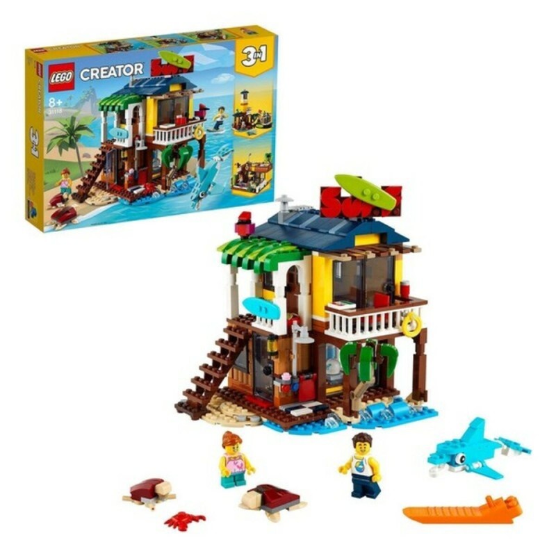 Playset Creator Surfers House on the beach Lego 31118 3-en-1 - Acheter à 60,72 € seulement chez Collector's Boutique