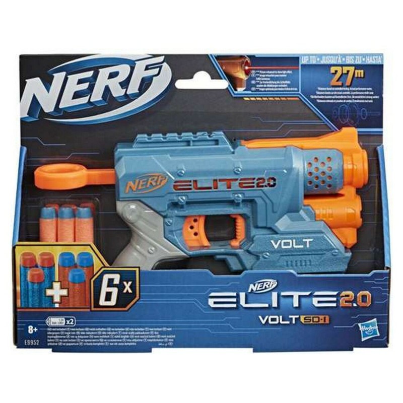 Pistolet à Fléchettes Nerf Elite 2.0 Bleu Orange - Acheter à 32,03 € seulement chez Collector's Boutique