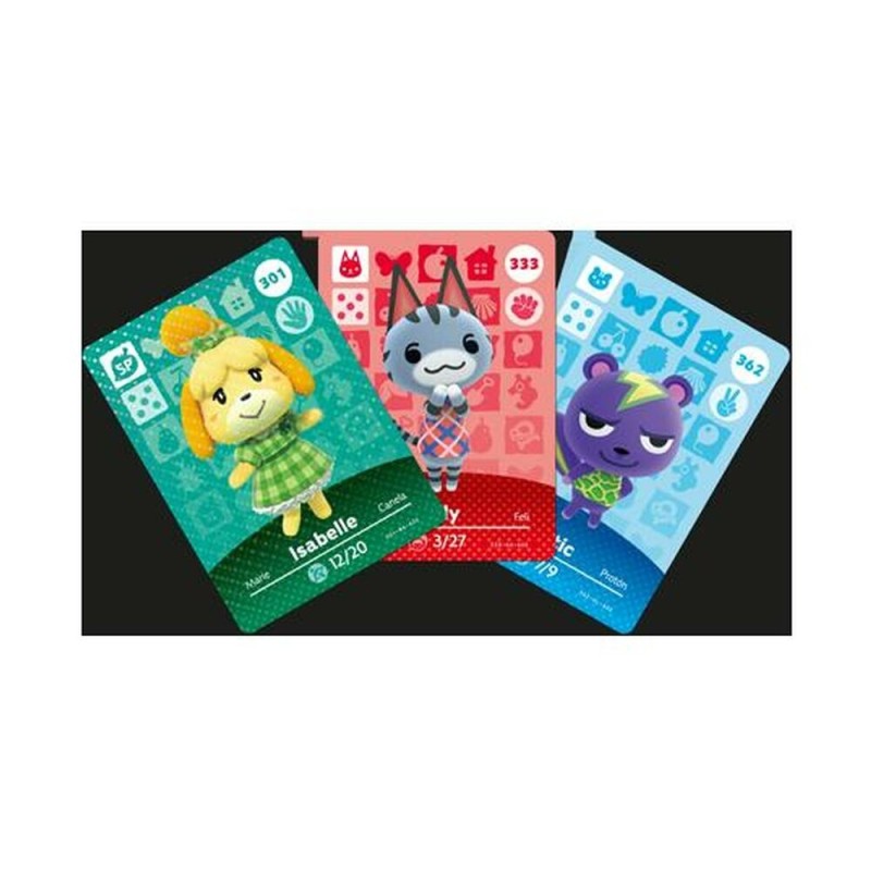 Jouet interactif Nintendo amiibo Animal Crossing Cards - Series 4 Pack 3 Pièces 3 Unités - Acheter à 20,99 € seulement chez Coll