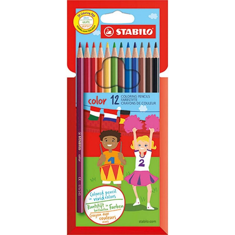 Crayons de couleur Stabilo Color 12 - Acheter à 3,65 € seulement chez Collector's Boutique