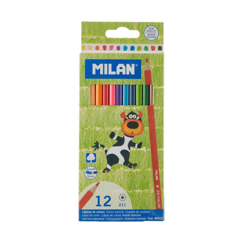 Crayons Milan 211-COLOR 12 Pièces Bois - Acheter à 3,83 € seulement chez Collector's Boutique