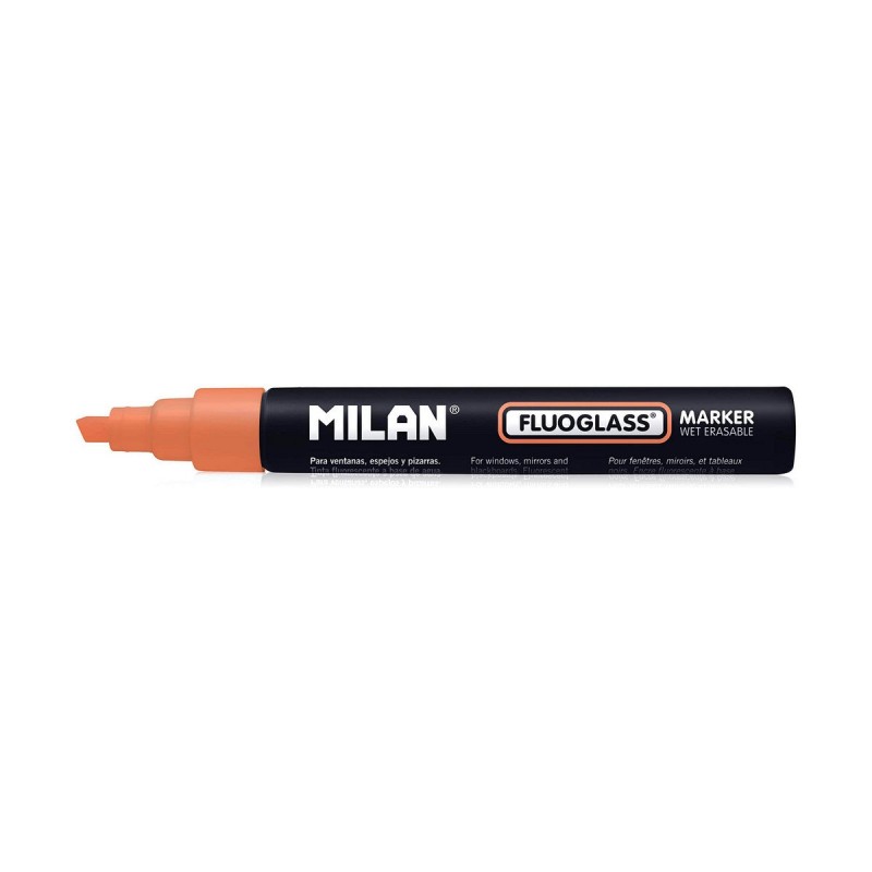 Marqueur Milan Fluoglass Encre effaçable Orange PVC - Acheter à 4,16 € seulement chez Collector's Boutique