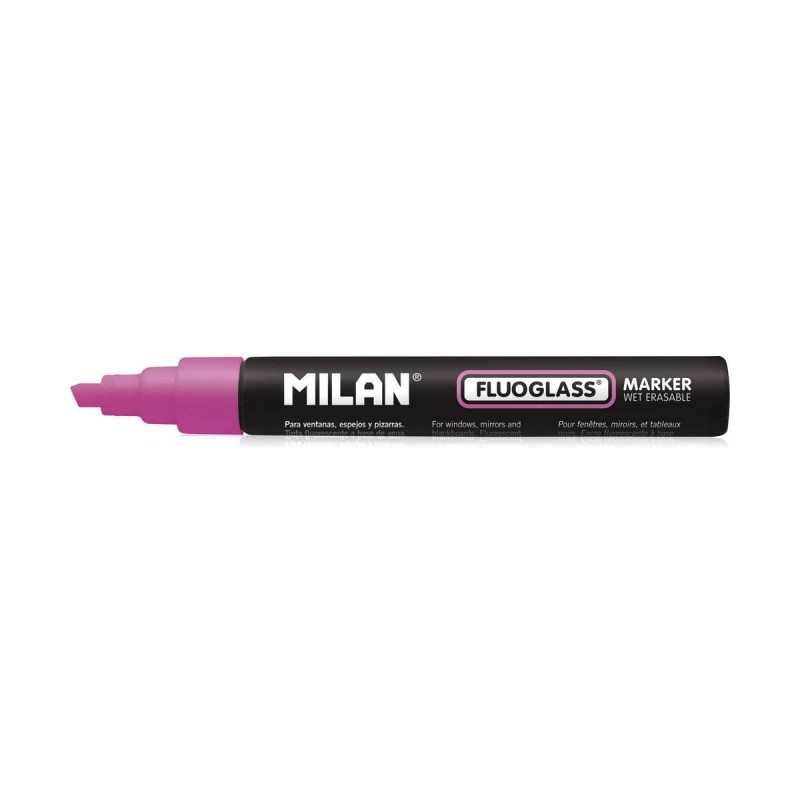 Marqueur Milan Fluoglass Encre effaçable Rose PVC - Acheter à 4,16 € seulement chez Collector's Boutique