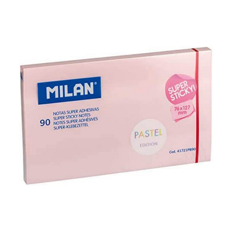 Bloc de Notes Milan PASTEL Autocollants Rose (76 x 127 mm) - Acheter à 1,45 € seulement chez Collector's Boutique