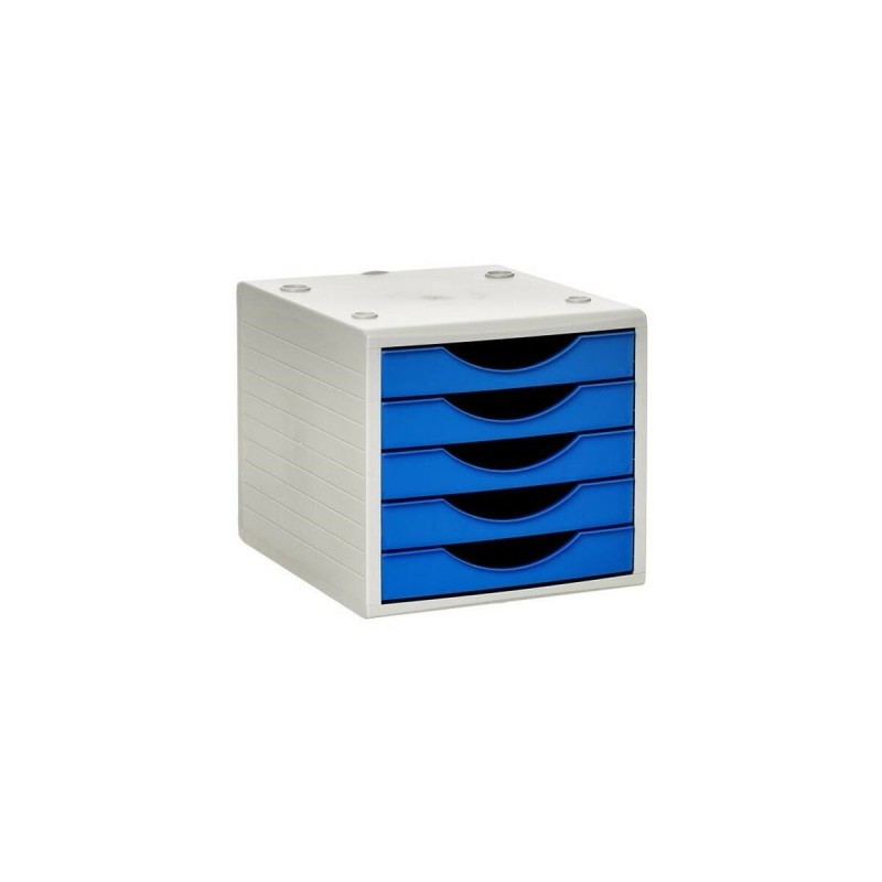 Classeur modulaire Archivo 2000 ArchivoTec Serie 4000 Bleu 5 tiroirs Din A4 (34 x 27 x 26 cm) - Acheter à 23,66 € seulement chez