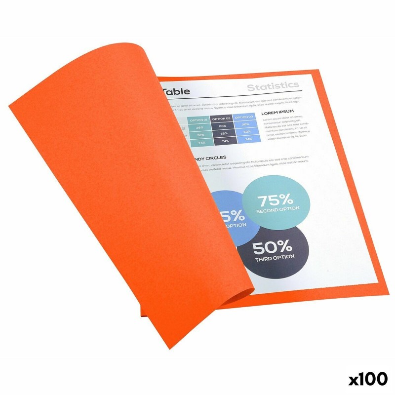 Sous-dossier Exacompta Forever Orange A4 (100 Unités) - Acheter à 19,94 € seulement chez Collector's Boutique