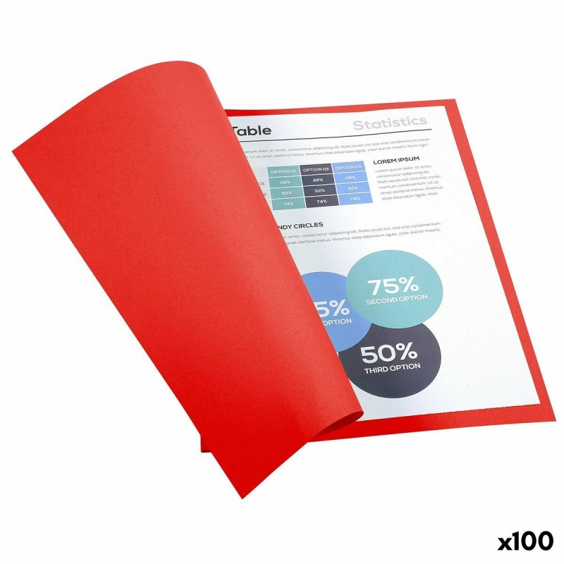 Sous-dossier Exacompta Forever Rouge A4 (100 Unités) - Acheter à 19,94 € seulement chez Collector's Boutique