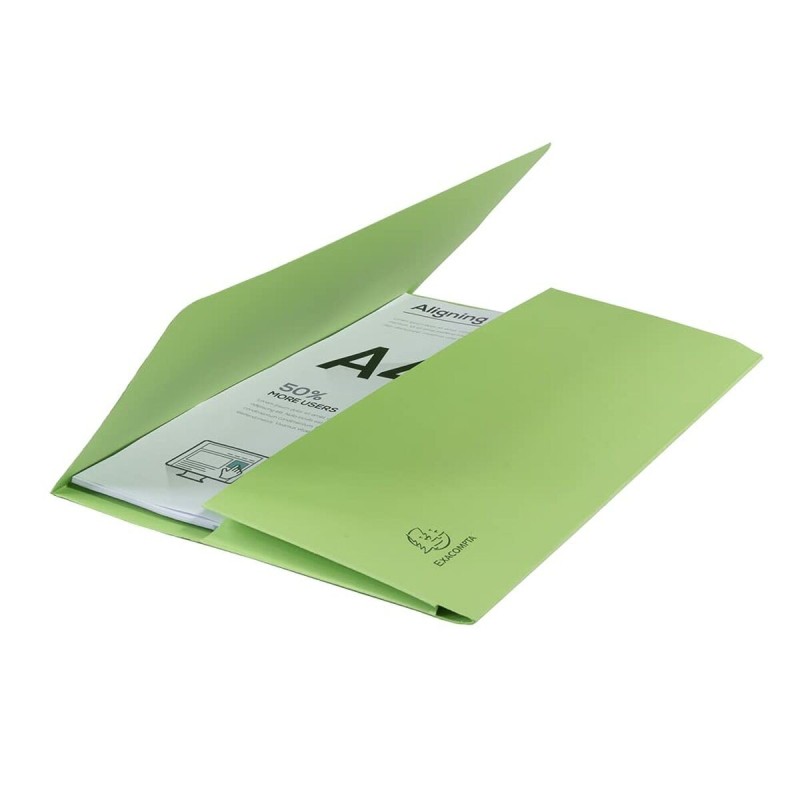 Sous-dossier Exacompta Forever Vert A4 (50 Unités) - Acheter à 31,69 € seulement chez Collector's Boutique