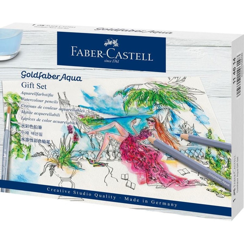 Kit de Dessin Faber-Castell Goldfaber Aqua (18 Pièces) - Acheter à 17,56 € seulement chez Collector's Boutique