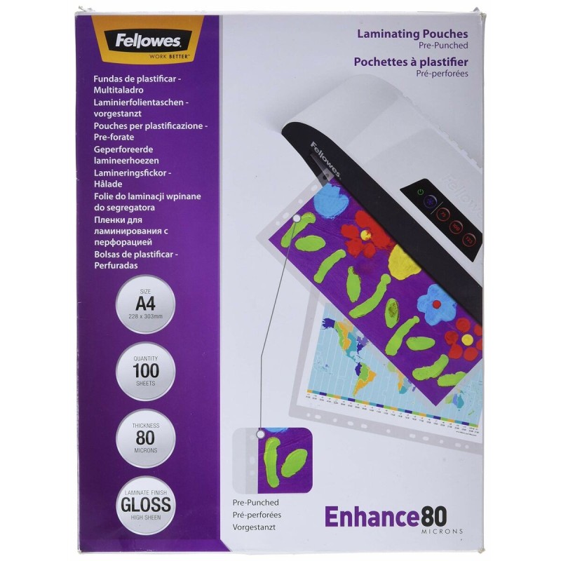 Étui Fellowes Plastifieuse 100 Unités Transparent A4 - Acheter à 30,48 € seulement chez Collector's Boutique