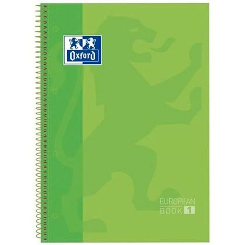 Cahier Oxford European Book Vert A4 5 Unités - Acheter à 22,98 € seulement chez Collector's Boutique