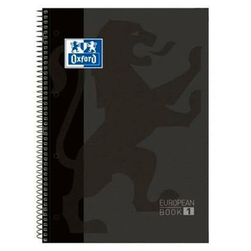 Cahier Oxford European Book Noir A4 5 Unités - Acheter à 22,98 € seulement chez Collector's Boutique