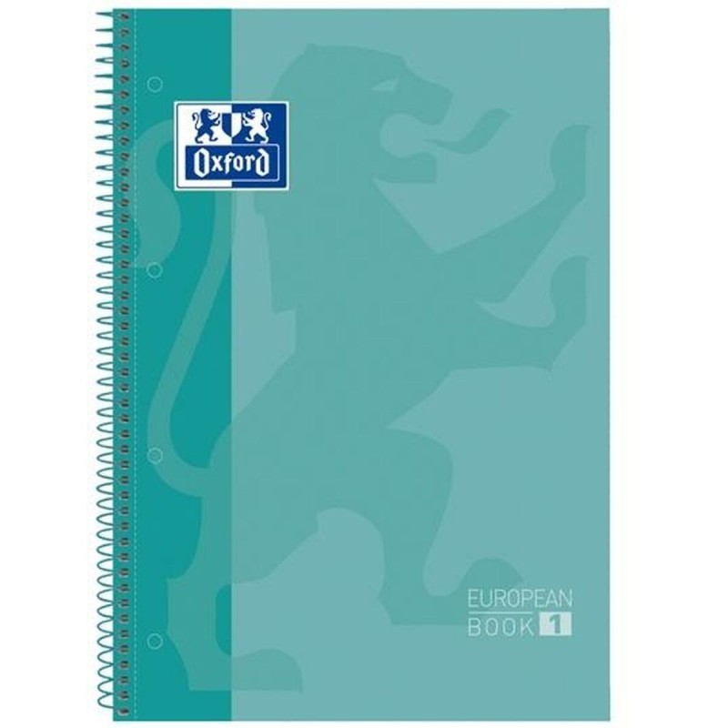 Cahier Oxford European Book Ice Menthe A4 5 Unités - Acheter à 22,98 € seulement chez Collector's Boutique