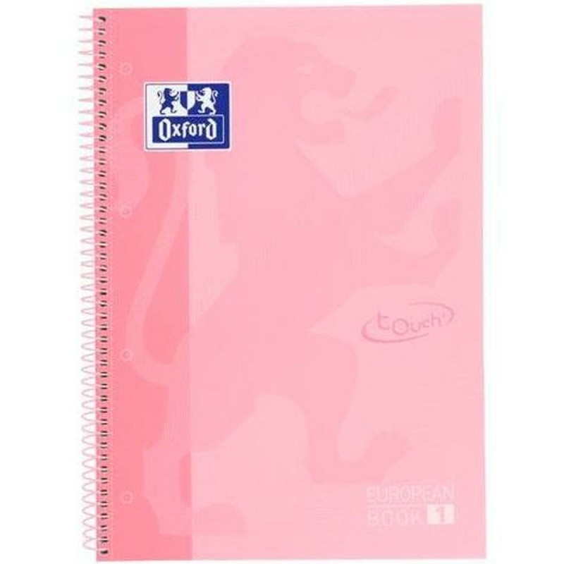 Cahier Oxford European Book Rose clair A4 5 Unités - Acheter à 22,98 € seulement chez Collector's Boutique