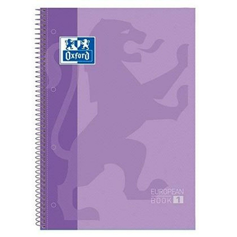 Cahier Oxford European Book A4 Mauve 5 Unités - Acheter à 22,98 € seulement chez Collector's Boutique