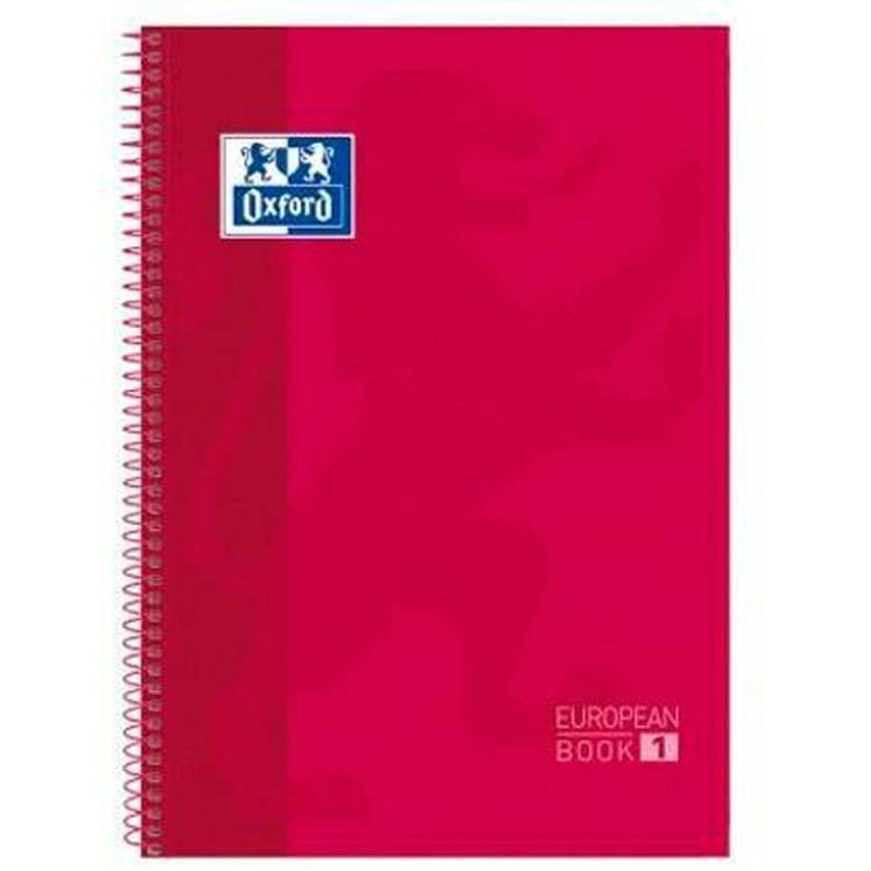 Cahier Oxford European Book Rouge A4 5 Unités - Acheter à 22,98 € seulement chez Collector's Boutique