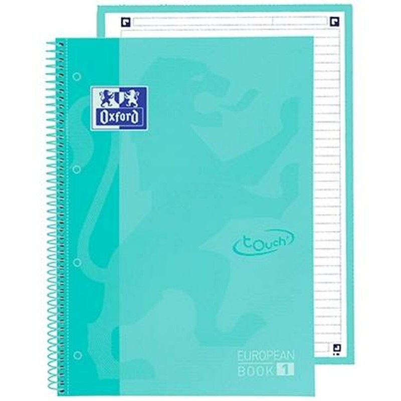 Cahier Oxford European Book School Menthe A4 5 Unités - Acheter à 22,98 € seulement chez Collector's Boutique