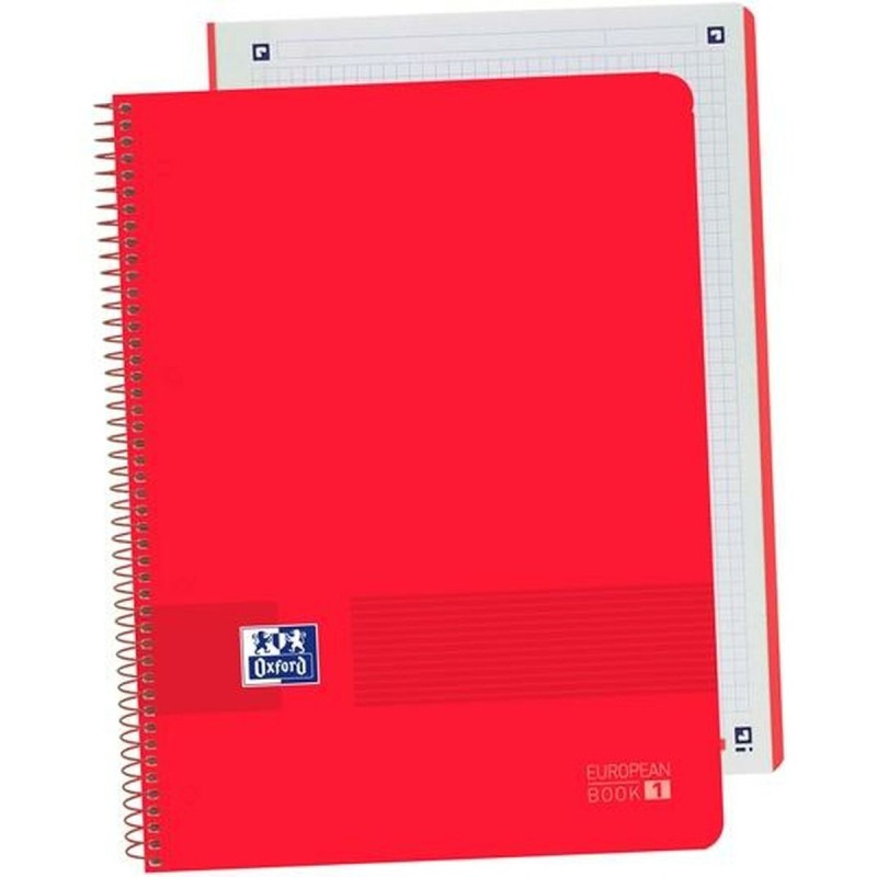 Cahier Oxford Live&Go Rouge A4 5 Unités - Acheter à 22,98 € seulement chez Collector's Boutique