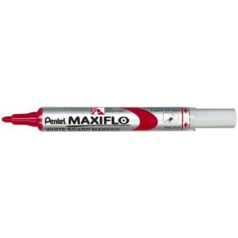 Marqueurs à craie liquide Pentel Maxiflo MWL-5S Rouge 12 Unités - Acheter à 21,88 € seulement chez Collector's Boutique