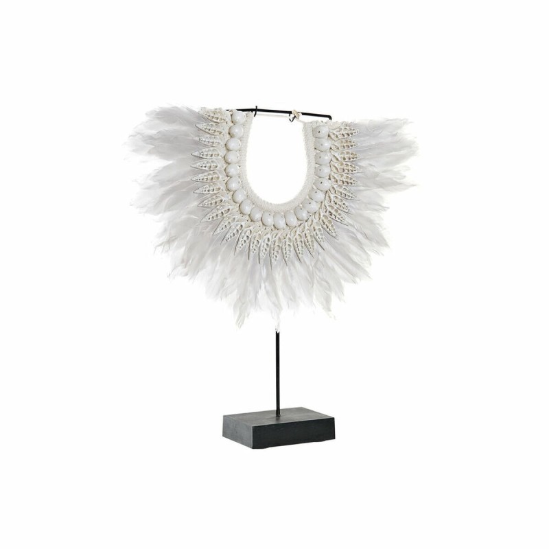 Figurine Décorative DKD Home Decor Fer Plume Coquillages (42 x 9.5 x 44 cm) - Acheter à 70,80 € seulement chez Collector's Bouti