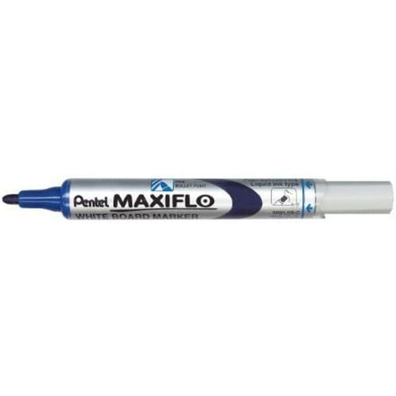 Marqueurs à craie liquide Pentel Maxiflo MWL-5S Bleu 12 Unités - Acheter à 21,88 € seulement chez Collector's Boutique