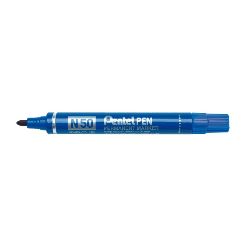 Marqueur permanent Pentel N50-BE Bleu 12 Unités - Acheter à 20,30 € seulement chez Collector's Boutique