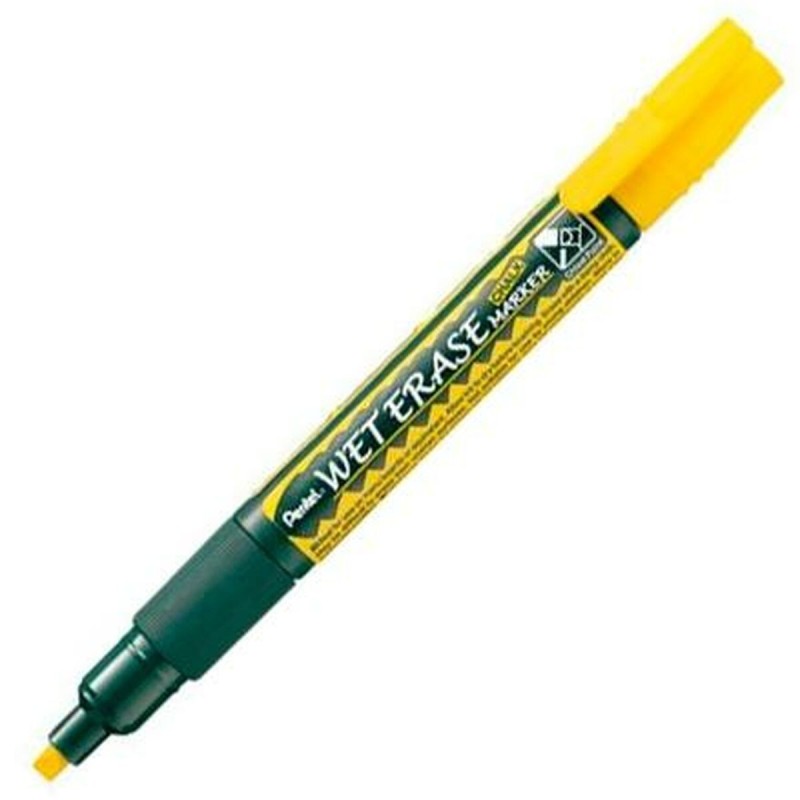 Marqueurs à craie liquide Pentel Wet Erase Jaune 12 Unités - Acheter à 31,45 € seulement chez Collector's Boutique