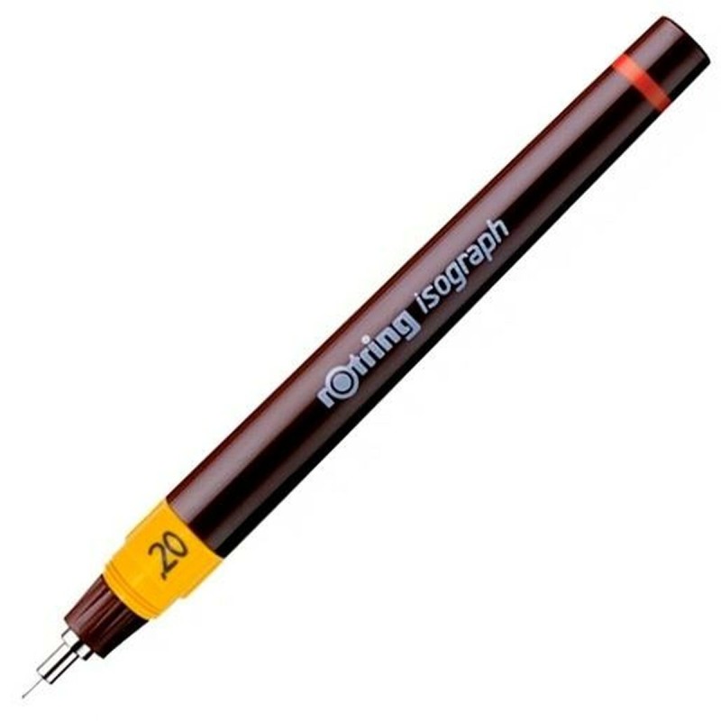 stylo à encre liquide Rotring Isograph Noir 0,2 mm - Acheter à 23,94 € seulement chez Collector's Boutique