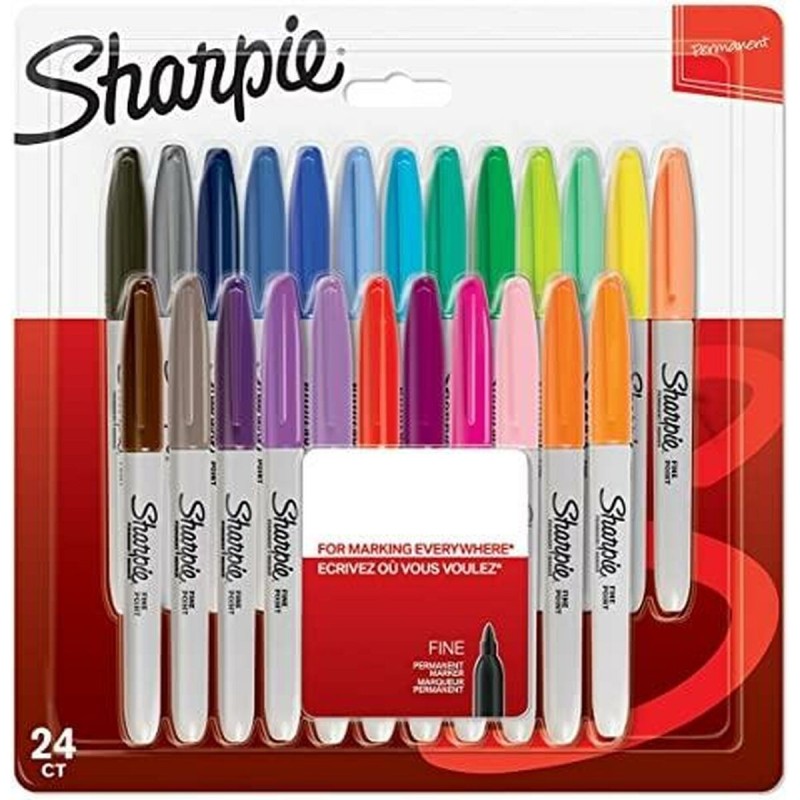 Ensemble de Marqueurs Sharpie 24 Pièces Permanent 1 Unités - Acheter à 17,69 € seulement chez Collector's Boutique